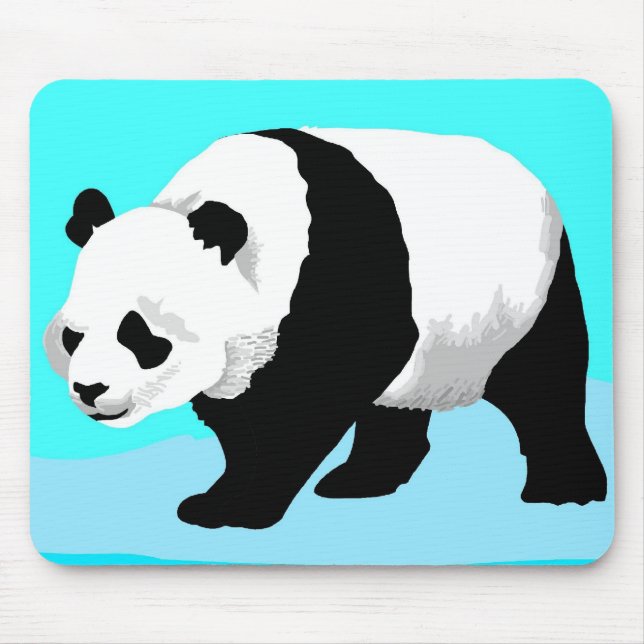 Alfombrilla De Ratón Cojín de ratón de la panda (Frente)