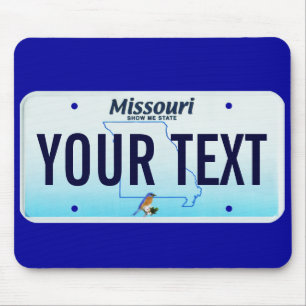 Alfombrilla De Ratón Cojín de ratón de la placa de Missouri