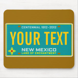 Alfombrilla De Ratón Cojín de ratón de la placa de New México