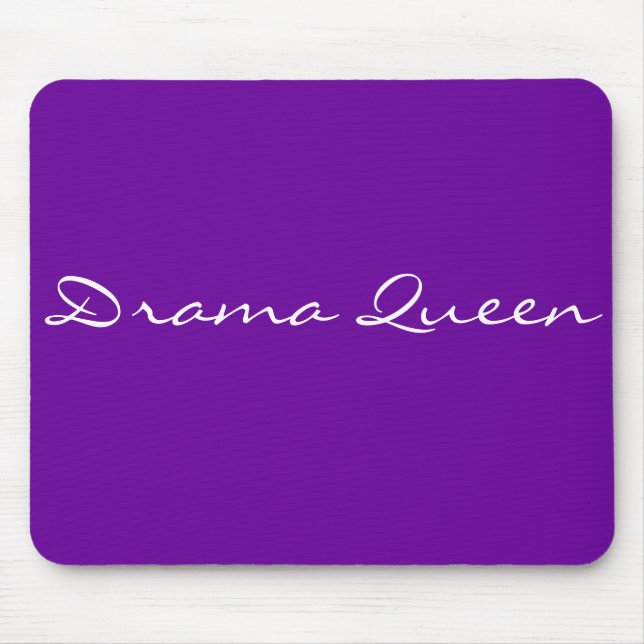 Alfombrilla De Ratón cojín de ratón de la reina del drama (Frente)