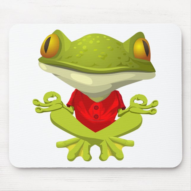 Alfombrilla De Ratón Cojín de ratón de la yoga (Frente)