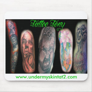 Alfombrilla De Ratón cojín de ratón de los tonys del tatuaje