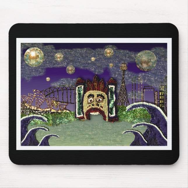 Alfombrilla De Ratón Cojín de ratón de Luna Park (Frente)