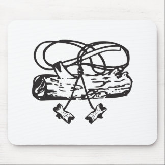 Alfombrilla De Ratón Cojín de ratón de madera del Hacha-n-Registro de