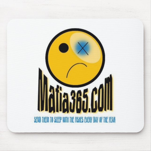 Alfombrilla De Ratón cojín de ratón de Mafia365.com (Frente)