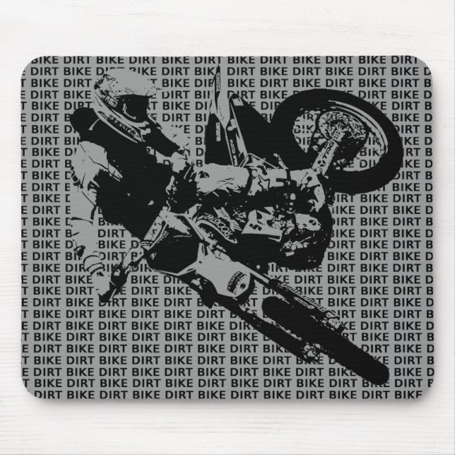 Alfombrilla De Ratón Cojín de ratón de Mousepad del motocrós de la bici (Frente)