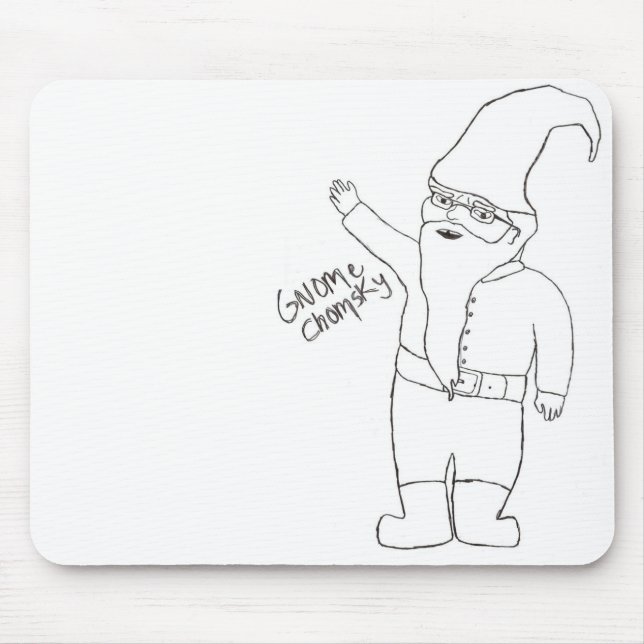 Alfombrilla De Ratón Cojín de ratón de Noam Chompsky (Frente)