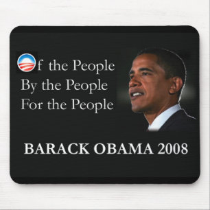 Alfombrilla De Ratón Cojín de ratón de Obama