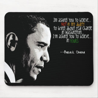 Alfombrilla De Ratón Cojín de ratón de Obama