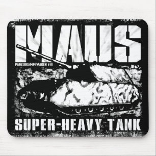 Alfombrilla De Ratón Cojín de ratón de Panzer VIII Maus