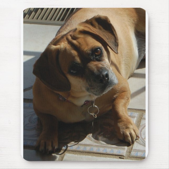 Alfombrilla De Ratón Cojín de ratón de Puggle (Frente)