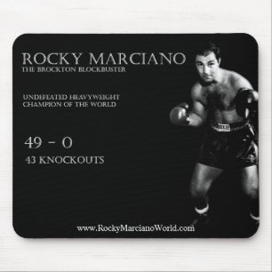 Alfombrilla De Ratón Cojín de ratón de Rocky Marciano