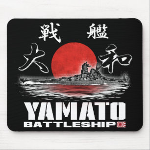 Alfombrilla De Ratón Cojín de ratón de Yamato del acorazado Mousepad