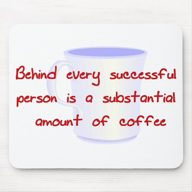 Alfombrilla De Ratón Cojín de ratón del amante del café (Frente)