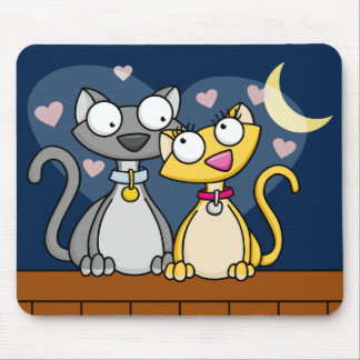 Alfombrilla De Ratón Cojín de ratón del amor del gatito