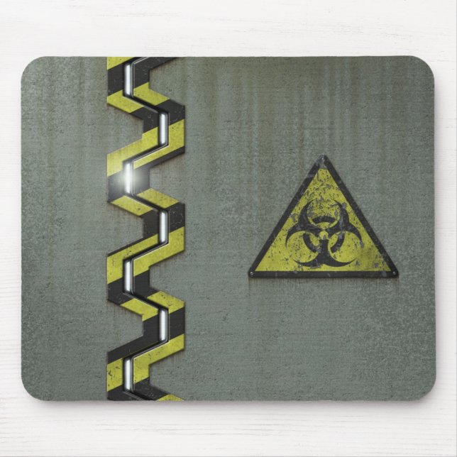 Alfombrilla De Ratón cojín de ratón del biohazard (Frente)