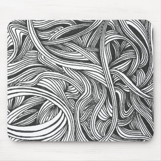 Alfombrilla De Ratón cojín de ratón del blacksketti (Frente)