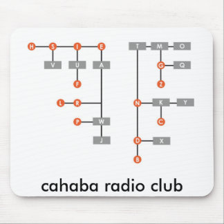 Alfombrilla De Ratón Cojín de ratón del código Morse