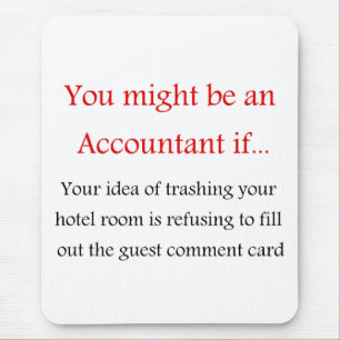 Alfombrilla De Ratón Cojín de ratón del contable