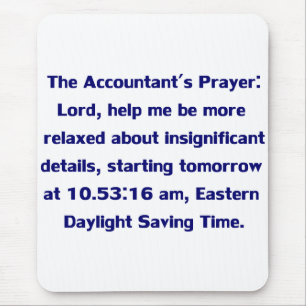 Alfombrilla De Ratón Cojín de ratón del contable