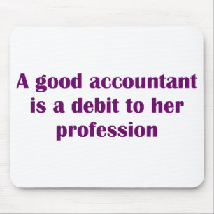 Alfombrilla De Ratón Cojín de ratón del contable