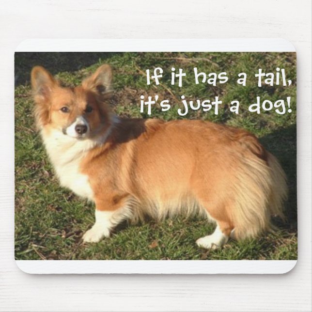 Alfombrilla De Ratón Cojín de ratón del Corgi (Frente)