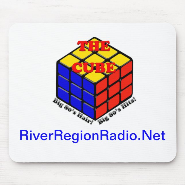 Alfombrilla De Ratón Cojín de ratón del cubo (Frente)