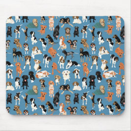 Alfombrilla De Ratón Cojín de ratón del distrito del perro