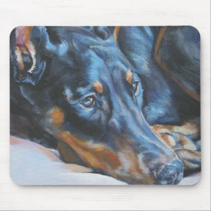 Alfombrilla De Ratón Cojín de ratón del Doberman