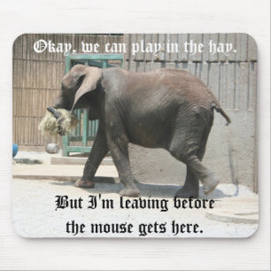 Alfombrilla De Ratón Cojín de ratón del elefante