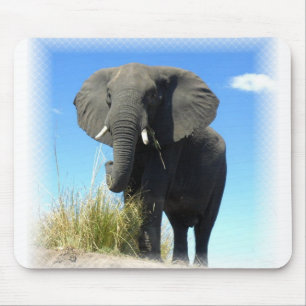 Alfombrilla De Ratón Cojín de ratón del elefante africano