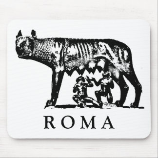 Alfombrilla De Ratón Cojín de ratón del Ella-Lobo de ROMA