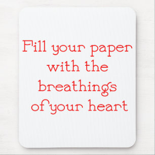 Alfombrilla De Ratón Cojín de ratón del escritor