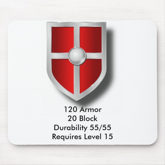 Alfombrilla De Ratón Cojín de ratón del escudo (Frente)