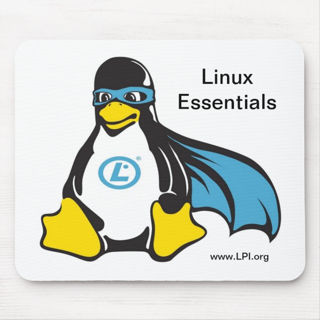 Alfombrilla De Ratón Cojín de ratón del esencial de Linux V2 (Frente)