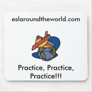 Alfombrilla De Ratón Cojín de ratón del ESL en todo el mundo