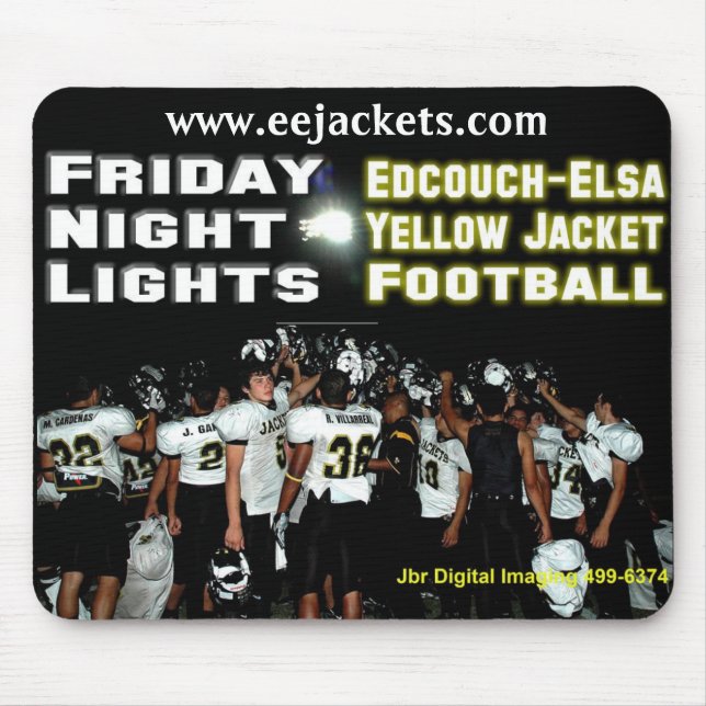 Alfombrilla De Ratón Cojín de ratón del fútbol de Edcouch-Elsa (Frente)