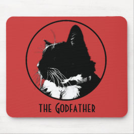 Alfombrilla De Ratón Cojín de ratón del gato del smoking