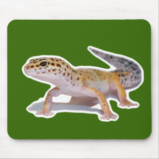 Alfombrilla De Ratón Cojín de ratón del Gecko del leopardo