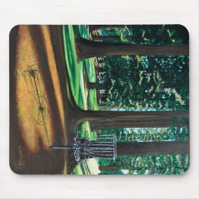 Alfombrilla De Ratón Cojín de ratón del golf del disco (Frente)