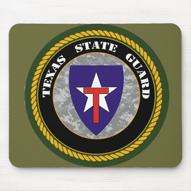 Alfombrilla De Ratón Cojín de ratón del guardia del estado de Tejas (Frente)