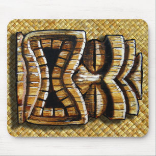 Alfombrilla De Ratón Cojín de ratón del hombre de Tiki