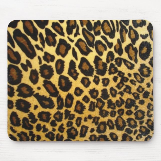 Alfombrilla De Ratón Cojín de ratón del leopardo (Frente)