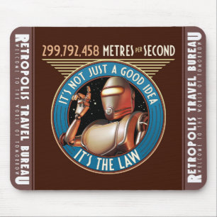 Alfombrilla De Ratón Cojín de ratón del límite de velocidad (metros 