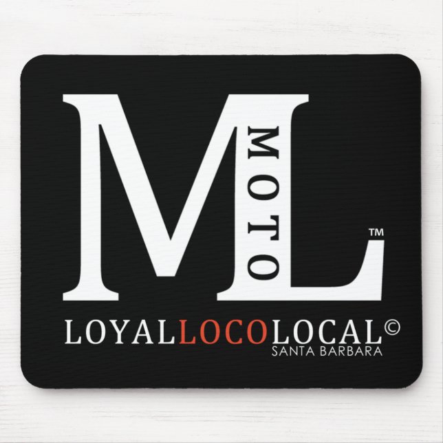 Alfombrilla De Ratón Cojín de ratón del loco de Moto (Frente)