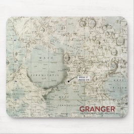 Alfombrilla De Ratón Cojín de ratón del mapa de la luna