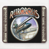 Cojín de ratón del monorrail de Retropolis