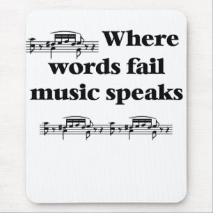 Alfombrilla De Ratón Cojín de ratón del músico