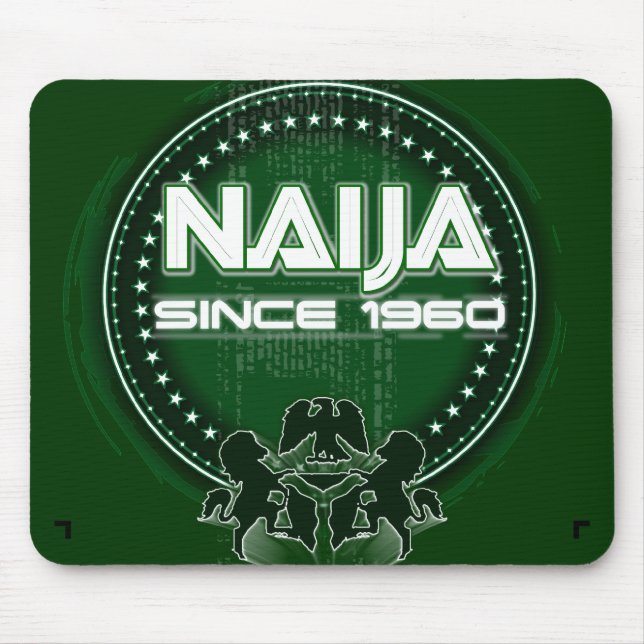 Alfombrilla De Ratón cojín de ratón del naija (Frente)