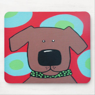 Alfombrilla De Ratón Cojín de ratón del perro de Brown